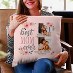 Funda de cojín personalizada con texto para el Día de la Madre para la abuela