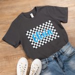 Gepersonaliseerde School Mascotte 100% Katoen Volwassene T-shirt en Kid T-shirt Sport Game Day School Spirit Gift voor kinderen Mama Sport Lovers