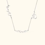 Collier Minimaliste 1 -3 Nom Arabe Personnalisé Fête des Mères Anniversaire Cadeau pour Femme