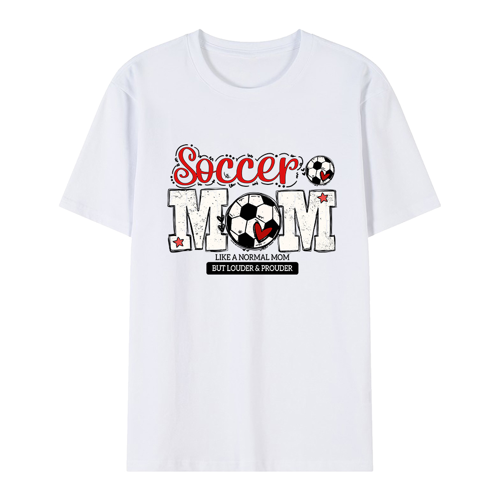 Personalised Baseball Mom T-shirt Mom Like a Normal Mom with Text Mother's Day Gifts for Mom