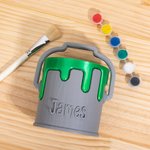Impresión 3D personalizada Cubo de pintura estilo portalápices Cumpleaños Día del niño Regalo para niño pintor