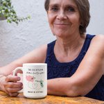 Personalizzato L'amore tra madre e figlia non conosce distanze Mappa 11 oz 15 oz tazza di ceramica Lunga distanza Festa del papà Festa della mamma Reg