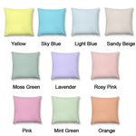 Personalised Multicolour Birth Flower Pillow Cover with Name Mother's Day Birthday Gift for Woman