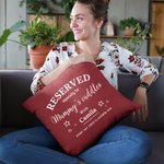 Personalizowana poszewka na poduszkę Mommy's Cuddles z imieniem dziecka i datą urodzenia Prezent na Dzień Matki dla kobiet