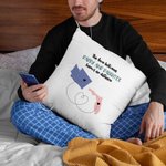Personalizzato L'amore tra madre e figlia non conosce distanze Mappa Copri cuscino a distanza Festa del papà Festa della mamma Regalo per la famiglia