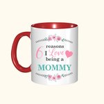 Tasse en céramique 11oz avec nom de famille et 1-6 noms d'enfants Cadeau d'anniversaire pour maman grand-mère
