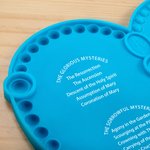 Personalised Heart Silicone Interactive Rosary Popper Catholic Tool First Communion Gift for Kid