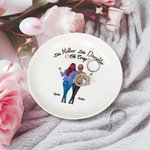 Personalizzato Like Mother Like Daughter Oh Crap Piatto portagioie in ceramica con nome Regalo di compleanno per la festa della mamma per le donne