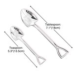 Personalised Daddy's Ice Cream Shovel Spoon with Engraved Text Father's Day Birthday Gift for Dad Grandpa