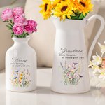 Personalizzato Se la mamma Nana fosse Fowers sceglierei te Fiore Vaso di ceramica Decorazione per la casa Regalo per la festa della mamma Nonna
