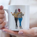 Personalizzato Mia sorella ha una sorella impressionante Tazza di ceramica Compleanno Anniversario Regalo per la migliore amica sorella