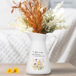 Personalizzato Se la mamma Nana fosse Fowers sceglierei te Fiore Vaso di ceramica Decorazione per la casa Regalo per la festa della mamma Nonna