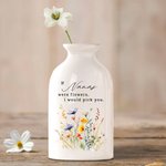 Personalizzato Se la mamma Nana fosse Fowers sceglierei te Fiore Vaso di ceramica Decorazione per la casa Regalo per la festa della mamma Nonna