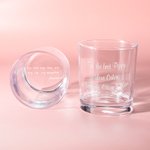 Copas de Whisky Personalizadas de 10oz Grabadas con Texto a Mano Regalo de Cumpleaños Día del Padre para Hombre Amante de los Licores