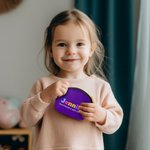 Porte-Monnaie pour Enfant Personnalisé avec Nom et Texte Optionnel Cadeau Anniversaire pour Garçon Fille