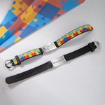 Bracelet d'Alerte Médicale Personnalisé avec Gravure Bracelet Réglable en Silicone Cadeau Retour à l'École pour Enfant
