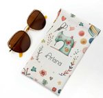 Pochette à Lunettes pour Voyage Poche de Rangement  Personnalisée Thème Couture Cadeau Anniversaire Fête des Mères pour Mère Femme