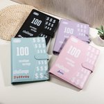 Classeur en cuir avec fente pour cartes nominatives et autocollants Cadeau pour les couples