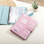 Classeur en cuir avec fente pour cartes nominatives et autocollants Cadeau pour les couples