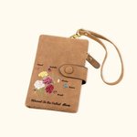 Cartera de piel tríptico personalizada estilo ramo de claveles con 1-6 mariposas de nacimiento y nombres Regalo del Día de la Madre para ella