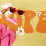 Toalla de playa personalizada súper absorbente de secado rápido en varios colores con margarita y nombre regalo de vacaciones fiesta para ella