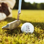 Personalised Forever Golf Ball with Text and Date Wedding Engagement Gift for Man Golf Lovers