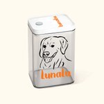 Personalisierte Snack Lagerung Jar mit Haustier Porträt und Name für Tierliebhaber