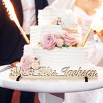 Personalized Mr and Mrs Wood Tabletop Wedding Sign Keepsake Wedding Table Decor with Name Bridal Shower Gift for Newlyweds
