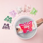 Couvercle de gobelet en acrylique 3D personnalisé pour gobelet Stanley de 20oz à 40oz Cadeau d'Anniversaire pour Elle