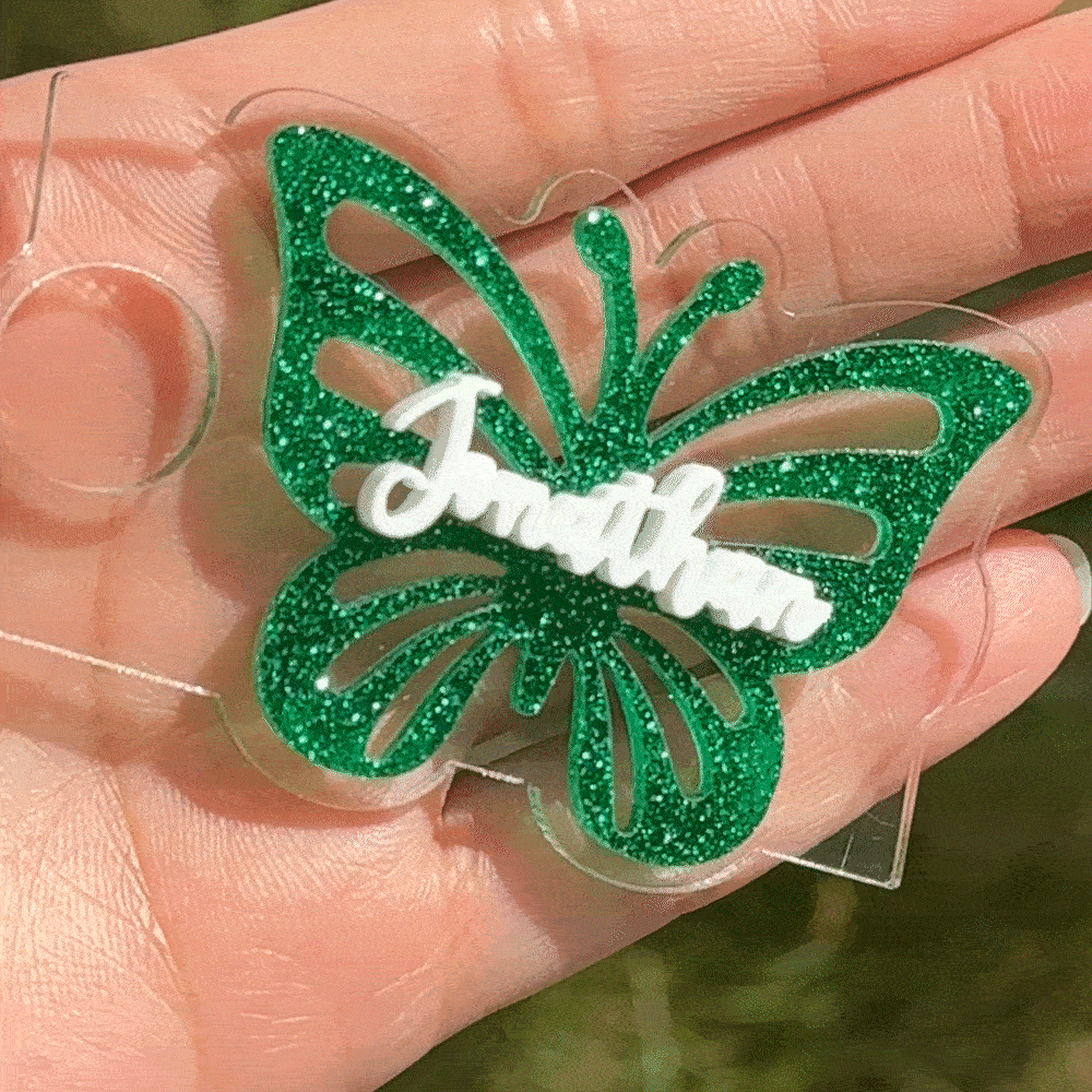 Couvercle de gobelet en acrylique 3D personnalisé pour gobelet Stanley de 20oz à 40oz Cadeau d'Anniversaire pour Elle