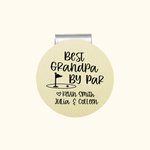 Pinza magnética personalizada para sombrero con nombre Día del Padre Regalo de cumpleaños para aficionados al golf
