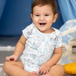 Personalisierte niedlichen Elefanten Blume 100% Baumwolle Baby Strampler Muttertag Baby Dusche Geschenk für Baby neue Mama