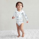 Personalisierte niedlichen Elefanten Blume 100% Baumwolle Baby Strampler Muttertag Baby Dusche Geschenk für Baby neue Mama