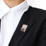Personalizado Mini libro de la cubierta de acrílico Broche de solapa Regalo de cumpleaños para los amantes del libro Escritor