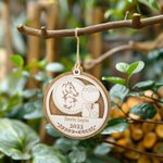 Personalized Veterinarian Caduceus 3D Carving Plaque Wooden Ornament with Text Birthday Gift for Vet Student Animal Doctor