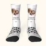 Chaussettes personnalisées Best Mom Ever Adult Heart Photo Socks Clothing Accessory Mother's Day Birthday Gift for Mom