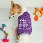 Personalized Best Friend Fist Bump Large Pet Shirts with Names Birthday Anniversary Gift for Dog Cat Lovers