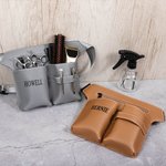 Personalizado Multi-Compartimento de cuero de peluquería Tijeras Bolsa de cintura con el nombre de peluquería Must Haves Regalo para Peluquería Peluquero
