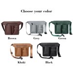 Personalizado Multi-Compartimento de cuero de peluquería Tijeras Bolsa de cintura con el nombre de peluquería Must Haves Regalo para Peluquería Peluquero