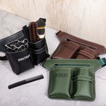 Personalizado Multi-Compartimento de cuero de peluquería Tijeras Bolsa de cintura con el nombre de peluquería Must Haves Regalo para Peluquería Peluquero