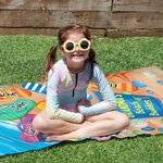 Personalisierte Grandma's Beach Buddies Hausschuhe Super saugfähige schnell trocknende weiche Strandtuch mit Namen Reisen wesentliche Geburtstagsgeschenk für Mama Oma