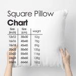 Personalised Multi-colour 1-12 Birth Flowers Pillow Cover with Names Housewarming Mother's Day Gift for Mom Grandma