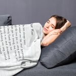 Personalisierte Handschrift Liebe Brief weiche Decke mit Namen Muttertag Vatertag Geschenk für Familie