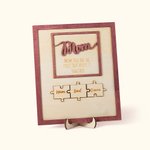 Personalised Wooden Mom Puzzle Sign with 1-6 Engraved Names Desk Decoration Mother's Day Gift for Her