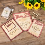 Personalised Wooden Mom Puzzle Sign with 1-6 Engraved Names Desk Decoration Mother's Day Gift for Her