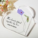 Plaque Acrylique Personnalisée avec Nom Décoration Maison Fête des Mères Fête des Pères Cadeau pour la Famille