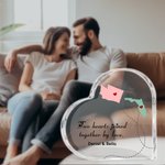 Plaque Acrylique Personnalisée avec Nom Décoration Maison Fête des Mères Fête des Pères Cadeau pour la Famille