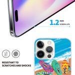 Custodia personalizzata per iPhone con nomi per i compagni di spiaggia della nonna, regalo per la famiglia in occasione della festa della mamma.