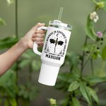 Vaso Personalizado Dragón Cielo Estrellado 40oz Nombre para Stanley con Tapa Pajita y Asa Regalo de Cumpleaños para Lector Amante del Dragón
