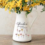 Personalisierte Wenn Mamas waren Blumen würden wir Sie wählen Keramik-Vase mit 1-16 Geburt Blumen Home Decor Muttertag Geschenk für Mama Oma